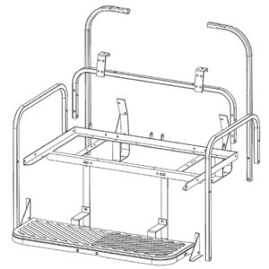 01-161 GTW® MACH3 Flip Frame Only