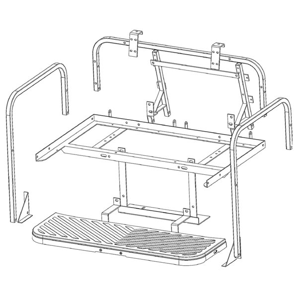 01-163 GTW® MACH3 Flip Frame Only