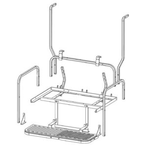 01-164 GTW® MACH3 Flip Frame Only