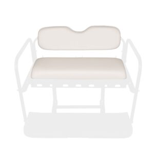 01-167 GTW® Mach Series & MadJax® Genesis 150 Rear Seat Replacement Cushion - White