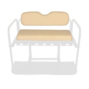 01-169 GTW® Mach Series & MadJax® Genesis 150 Rear Seat Replacement Cushion - Buff