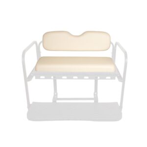 01-175 GTW® Mach Series & MadJax® Genesis 150 Rear Seat Replacement Cushion - Ivory