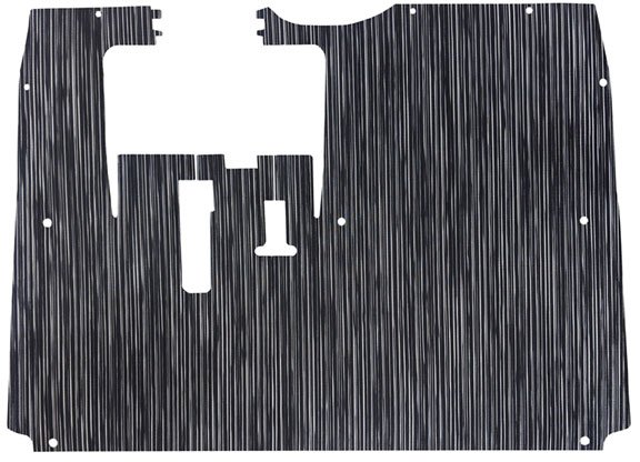 03-146 Chilewich® Premium Yamaha Black Ribweave Floor Mat