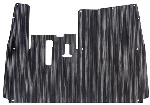 03-148 Chilewich® Premium Yamaha Black Ribweave Floor Mat