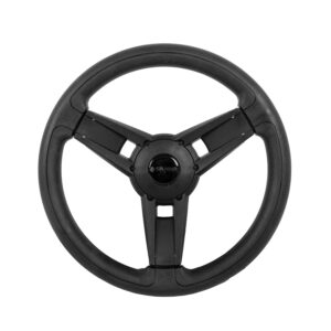 06-163 Gussi Giazza Soft Touch Steering Wheel Black Icon AEV