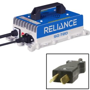 07-006 RELIANCE™ SG-720 High Frequency Industrial Club Car Charger - 36v Crowsfoot Paddle