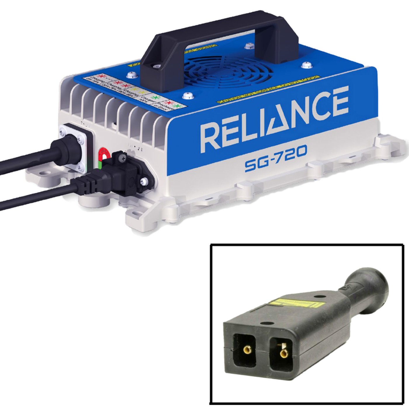 07-008 RELIANCE™ SG-720 High Frequency Industrial E-Z-GO Charger - 36v PowerWise® Paddle