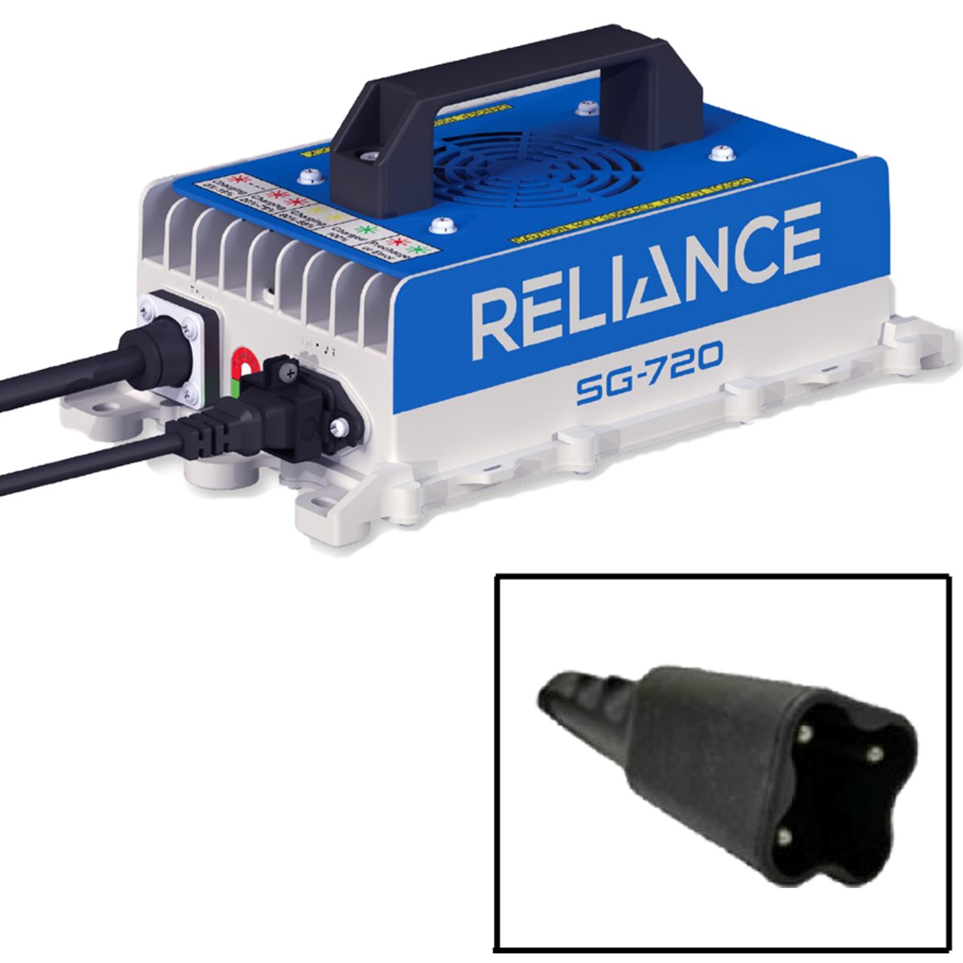 07-011 RELIANCE™ SG-720 High Frequency Industrial Yamaha Charger - 48v G29/Drive & Drive2 Paddle