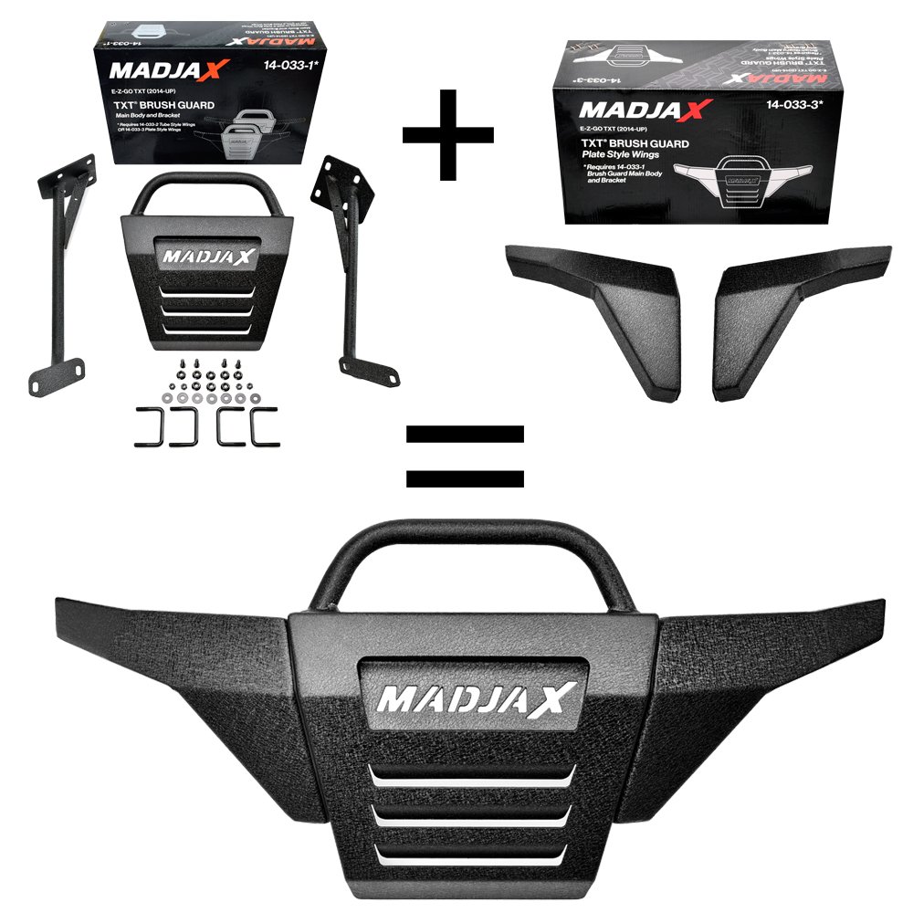 14-033-W MadJax Plate Wing Style Brush Guard