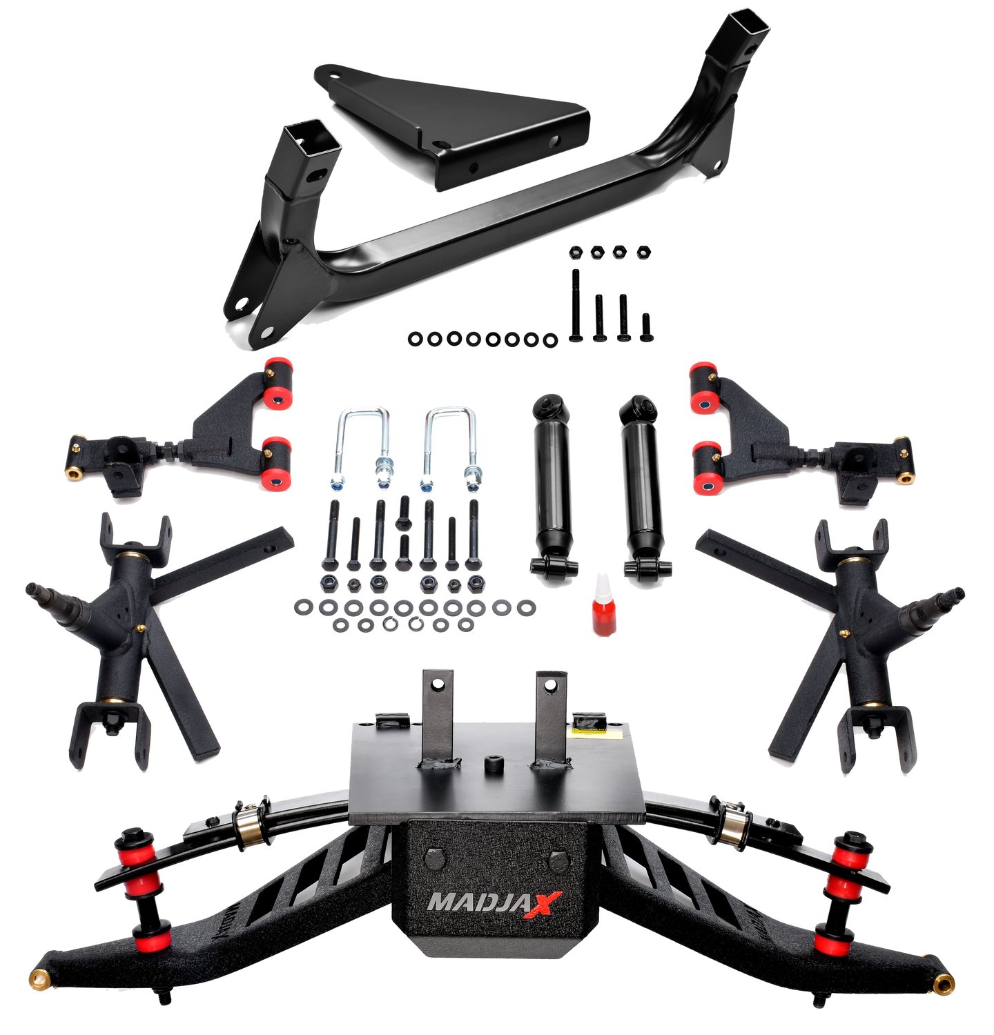16-061 MadJax 4" King XD Lift Kit for Yamaha G29/Drive and Drive2 with Solid Rear Suspension