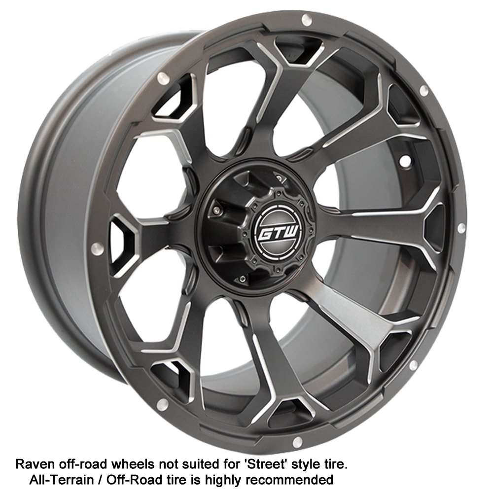 19-227 GTW® Raven Off-Road Matte Grey Wheel