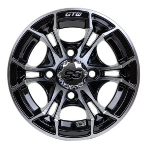 19-384 10" Spyder Wheel - Machined Black