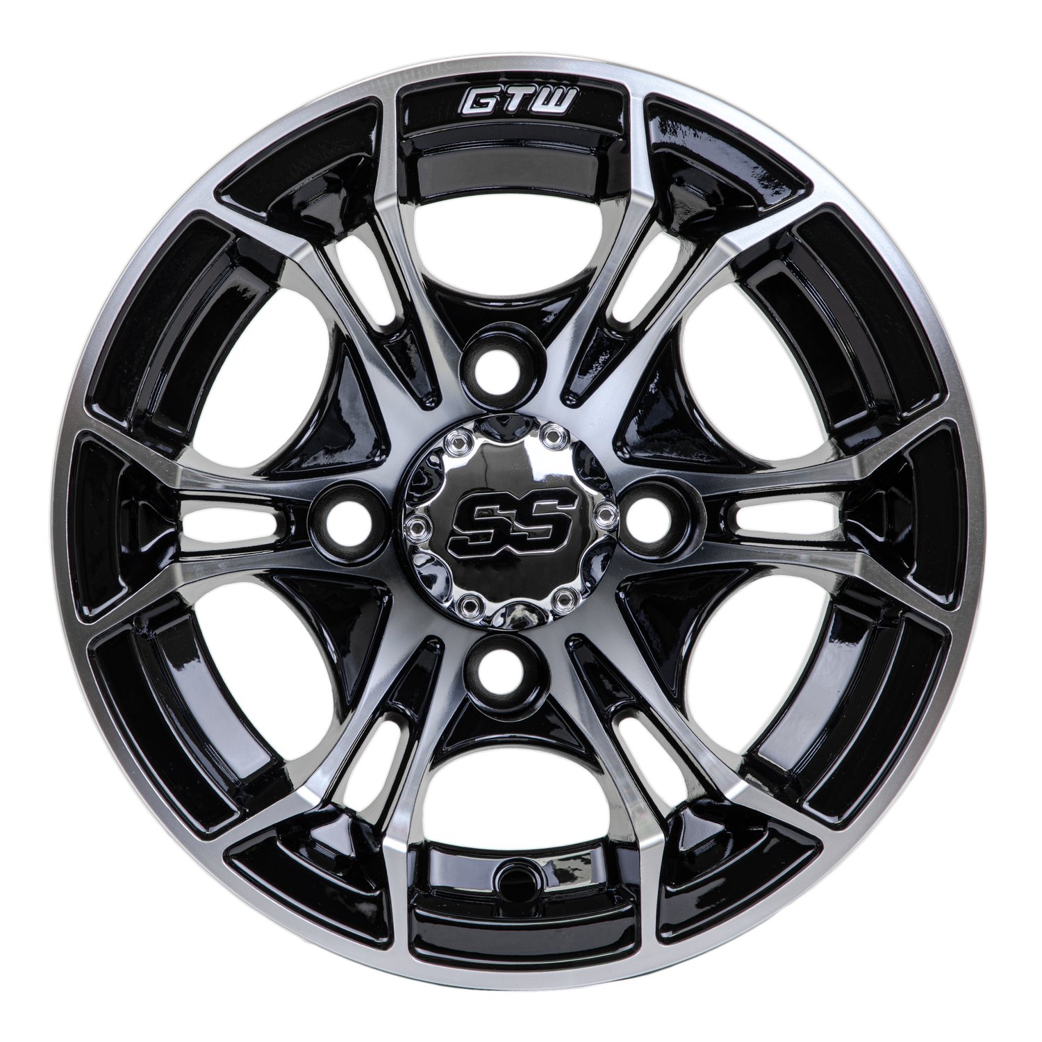 19-384 10" Spyder Wheel - Machined Black