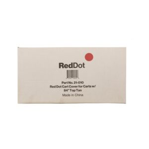 21-010 Red Dot Cart Cover for carts with 84'' Top Tan