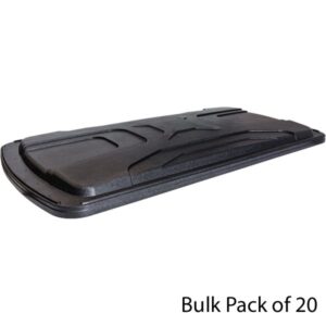 26-152-20 RedDot Versa Triple Track Top - Black - Bulk Pack of 20