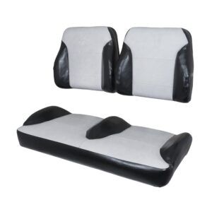 31785 E-Z-GO TXT Black/Silver Suite Seats