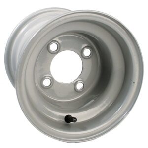 40562 GTW 8x7 Club Car Grey Steel Wheel Centered