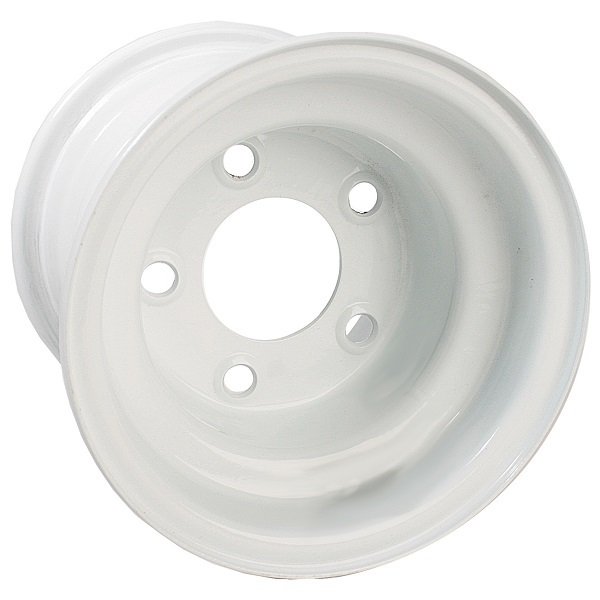 40566 GTW 8x7 White Steel Wheel Centered