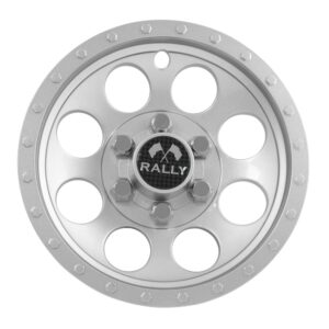 6096-SM 10″ Silver Metallic Rally Wheel Cover