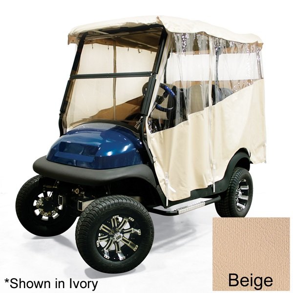 62348 Red Dot 3-Sided Vinyl Beige 4-Passenger Over-The-Top Soft Enclosure