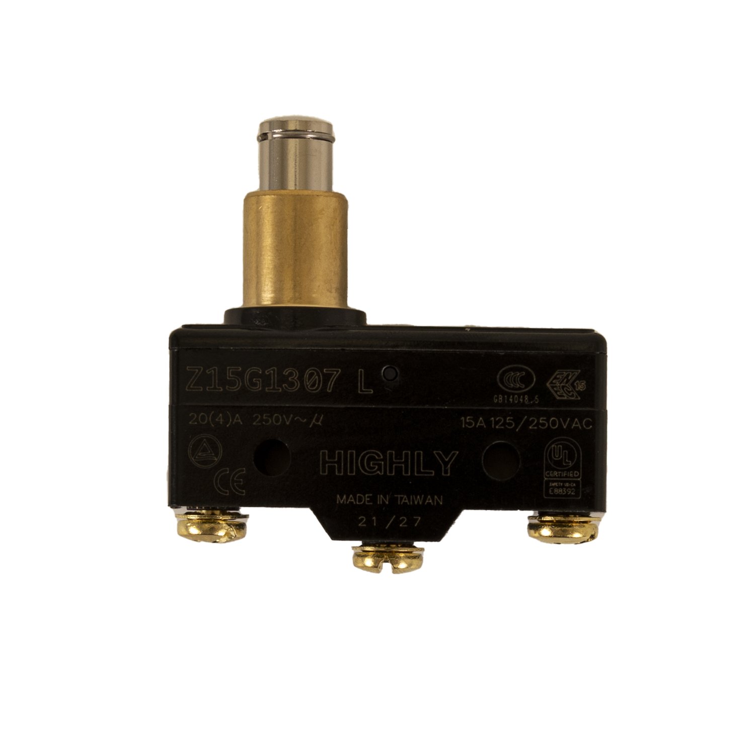 730 3-Terminal Plunger-Style Micro-Switch (Years Select Club Car : E-Z-GO Models
