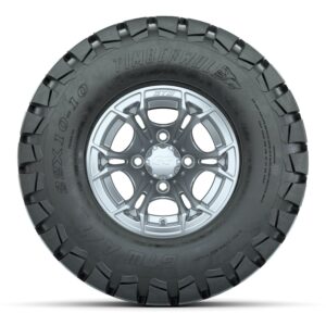 A19-1086 Spyder / Machined & Matte Silver / Timberwolf