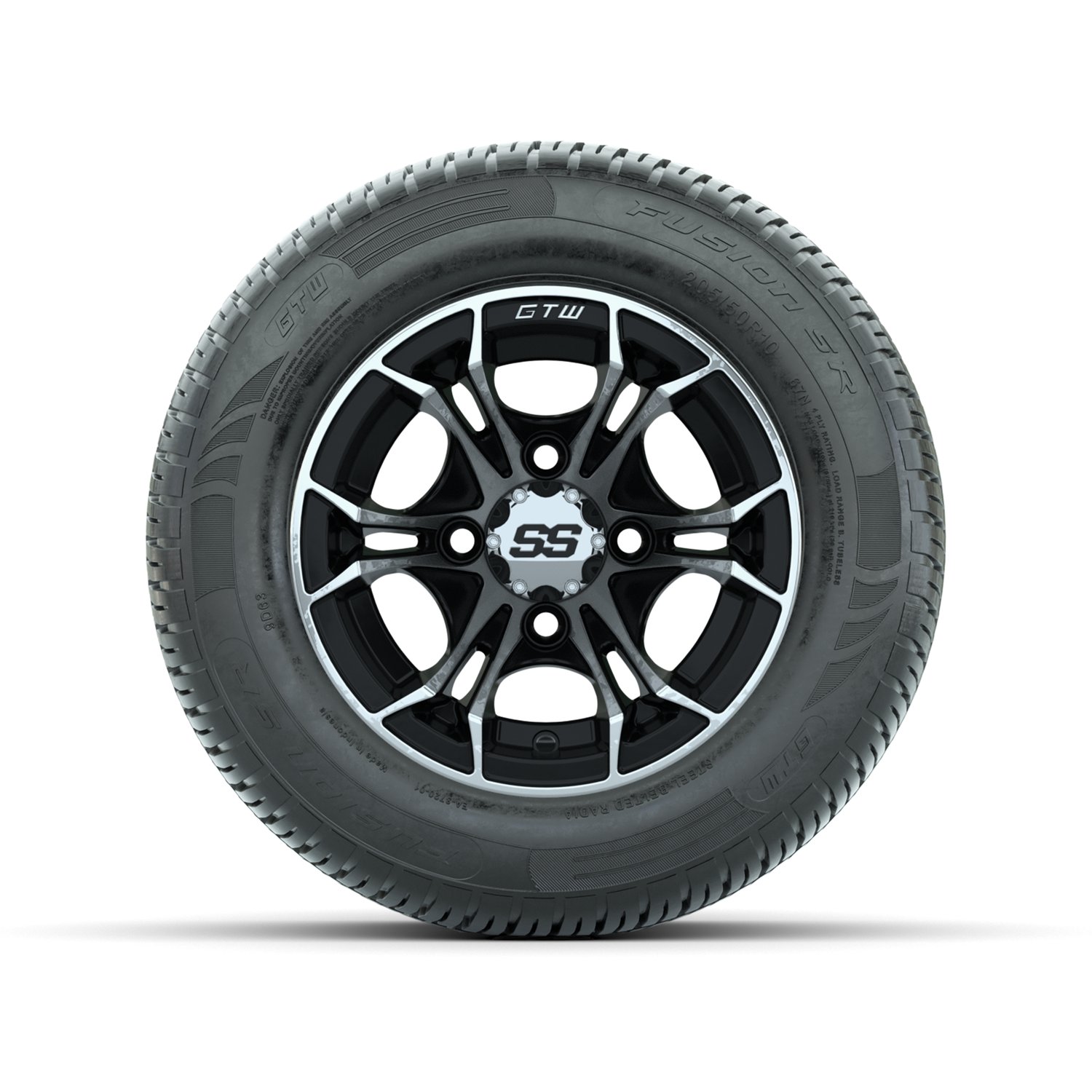 A19-1108 Spyder / Machined & Black / Fusion SR