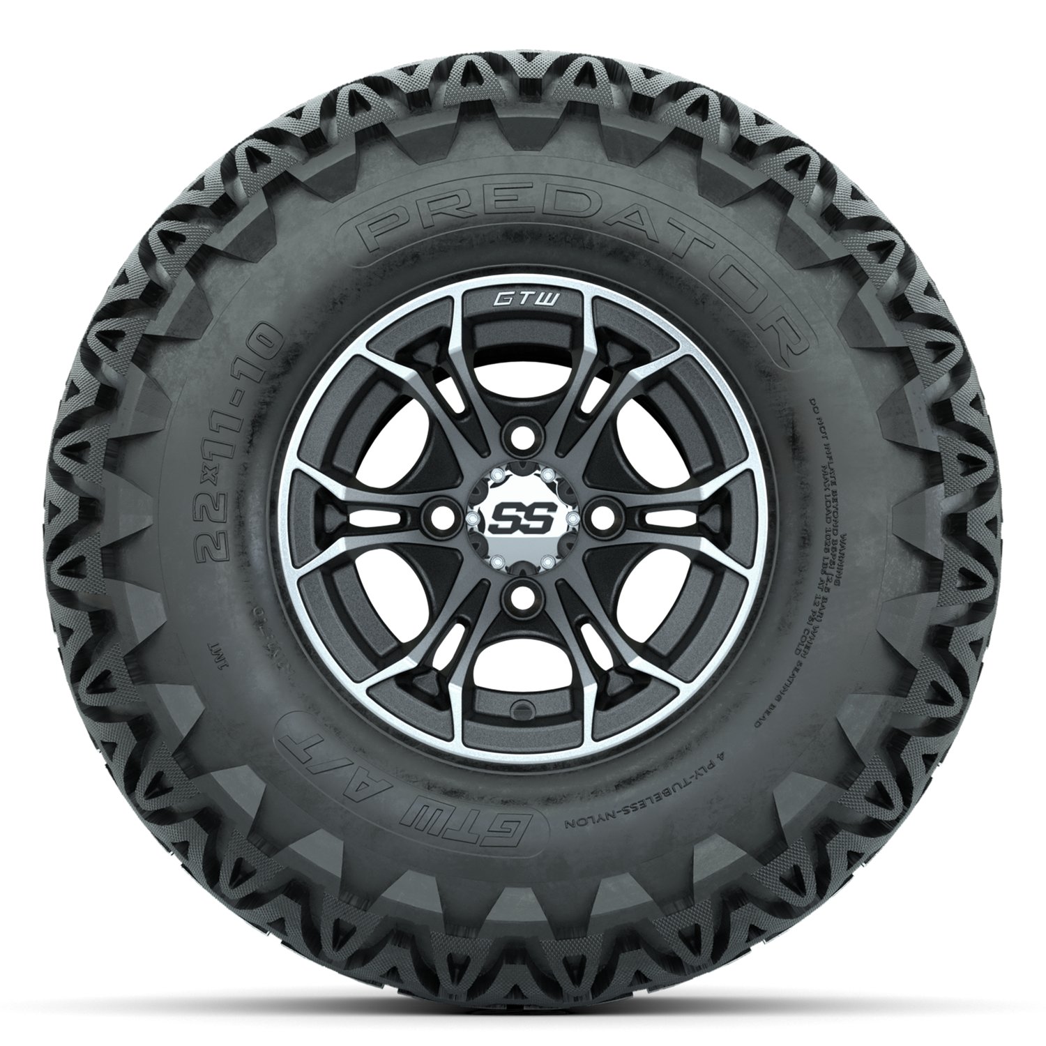 A19-1145 Spyder / Matte Gray & Machined / Predator
