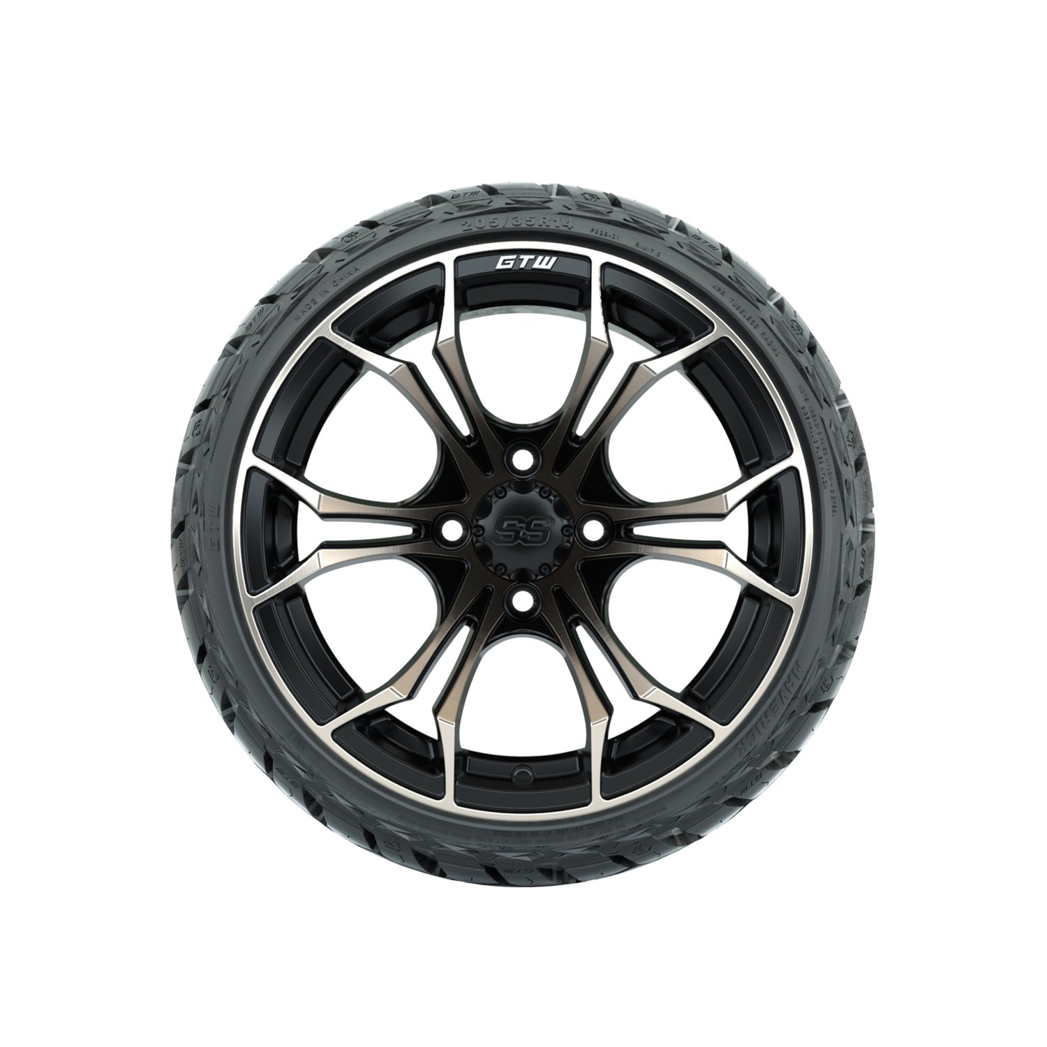 19-254 A19-1477 Spyder / Matte Bronze & Machined / Maverick Lo Pro