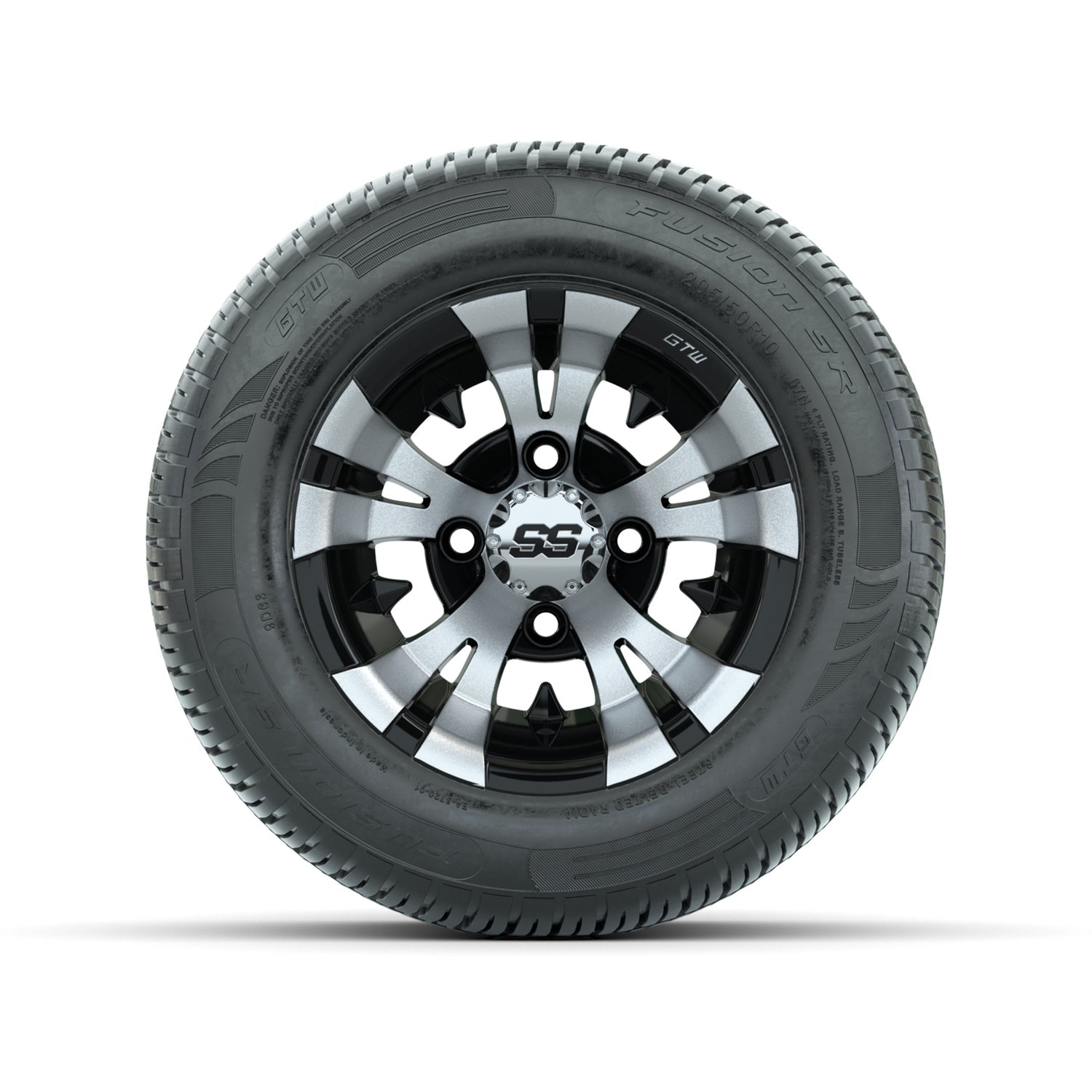 A19-1555 Vampire / Machined & Black / Fusion SR