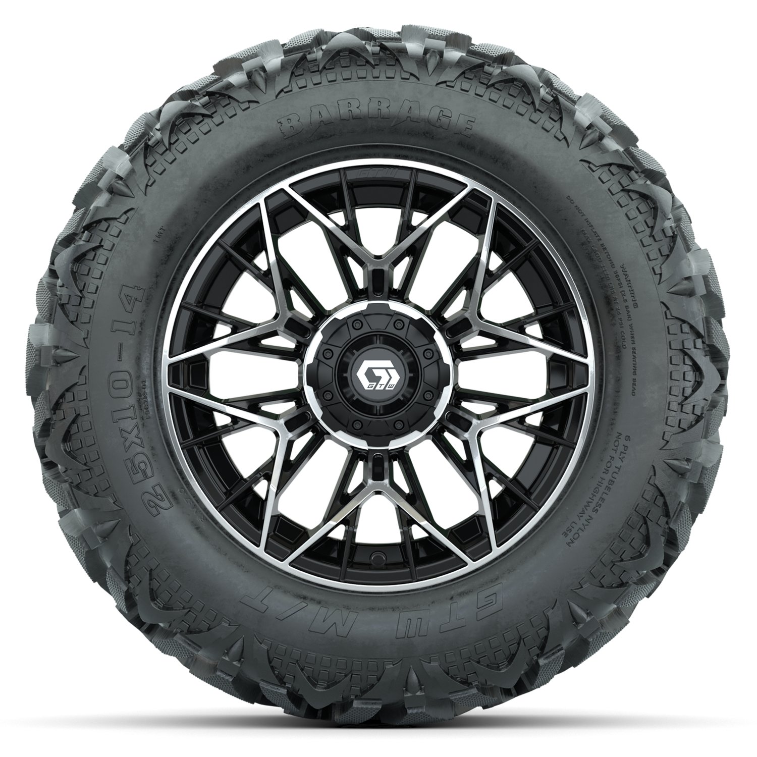 A19-2228 Stellar / Machined & Black / Barrage