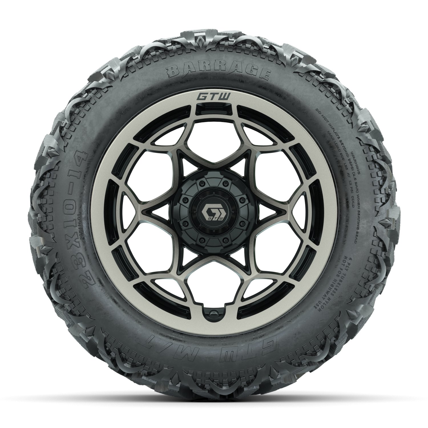 19-394 A19-2338 Nexus / Satin Bronze & Gloss Black / Barrage