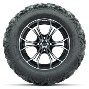 A19-2398 Spyder / Machined & Black / Barrage