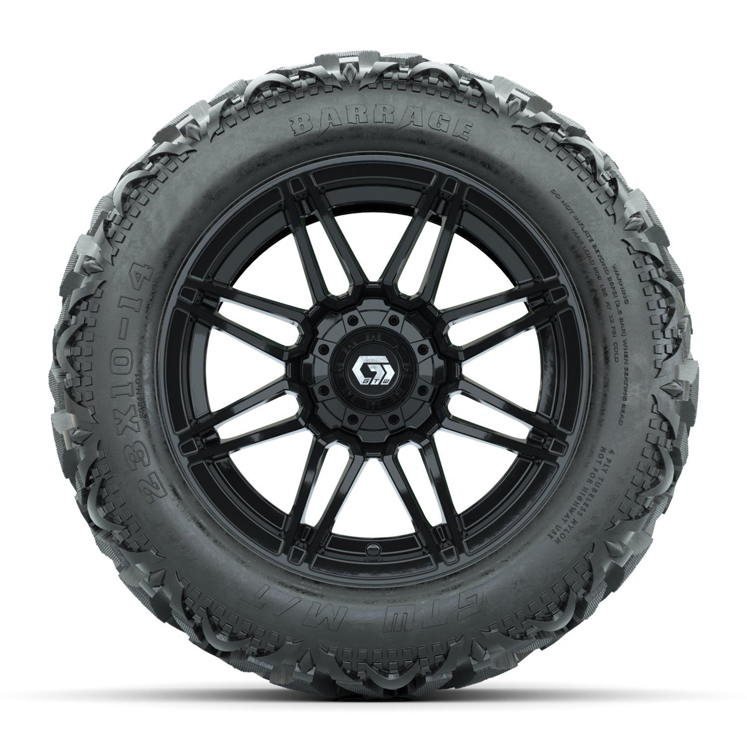 19-411 A19-2547 Stealth / Gloss Black / Barrage