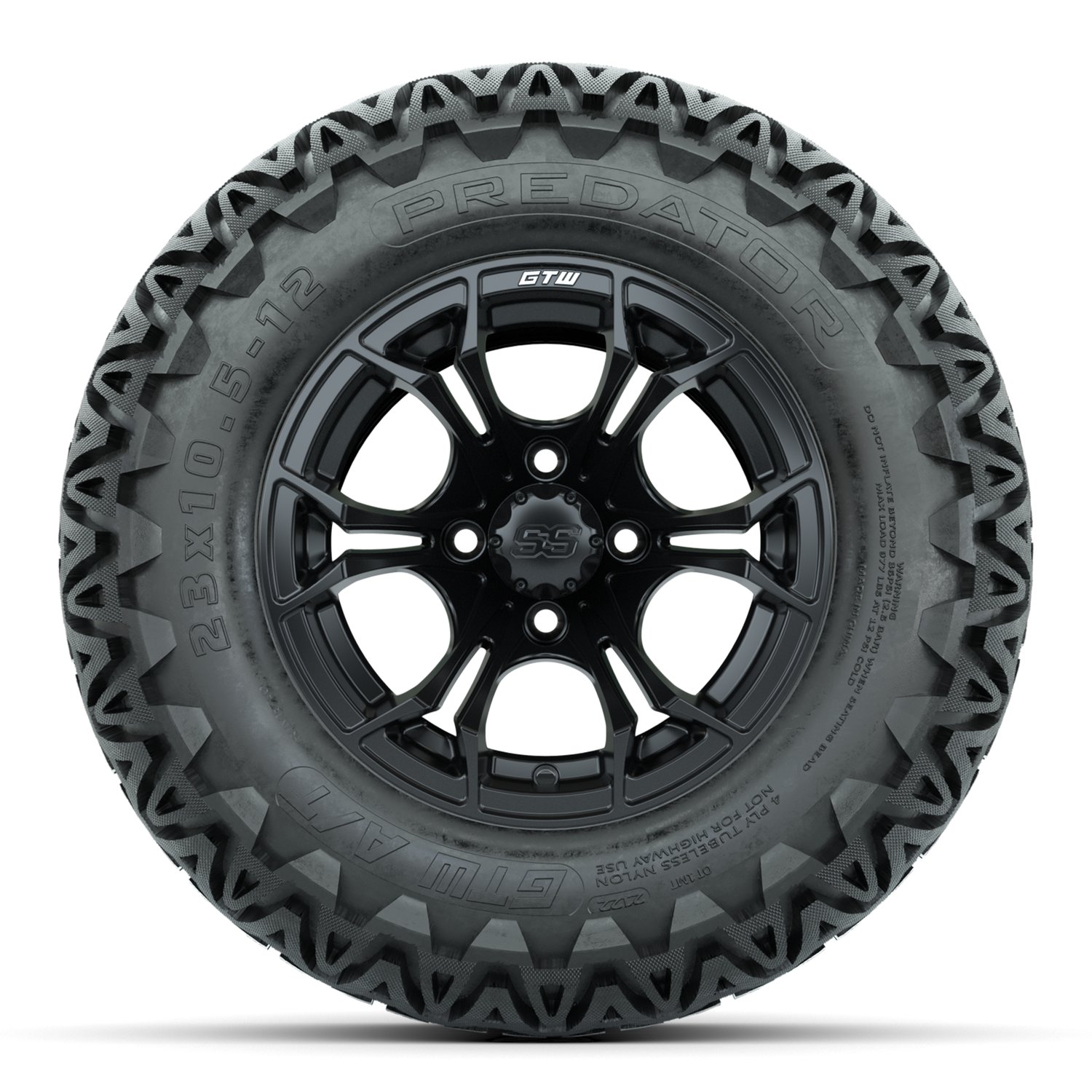 A19-386 Spyder / Matte Black / Predator