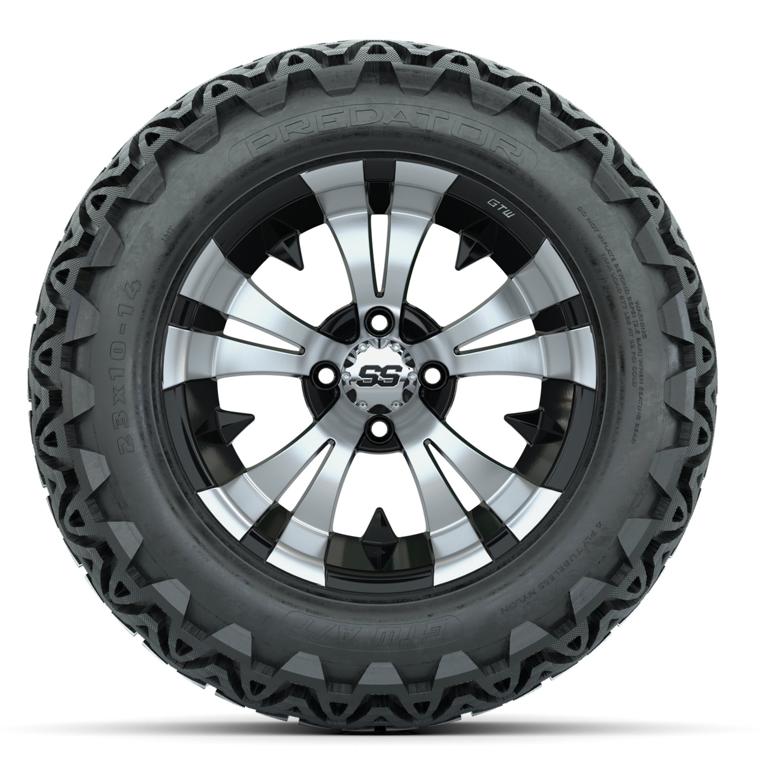 A19-415 Vampire / Machined & Black / Predator