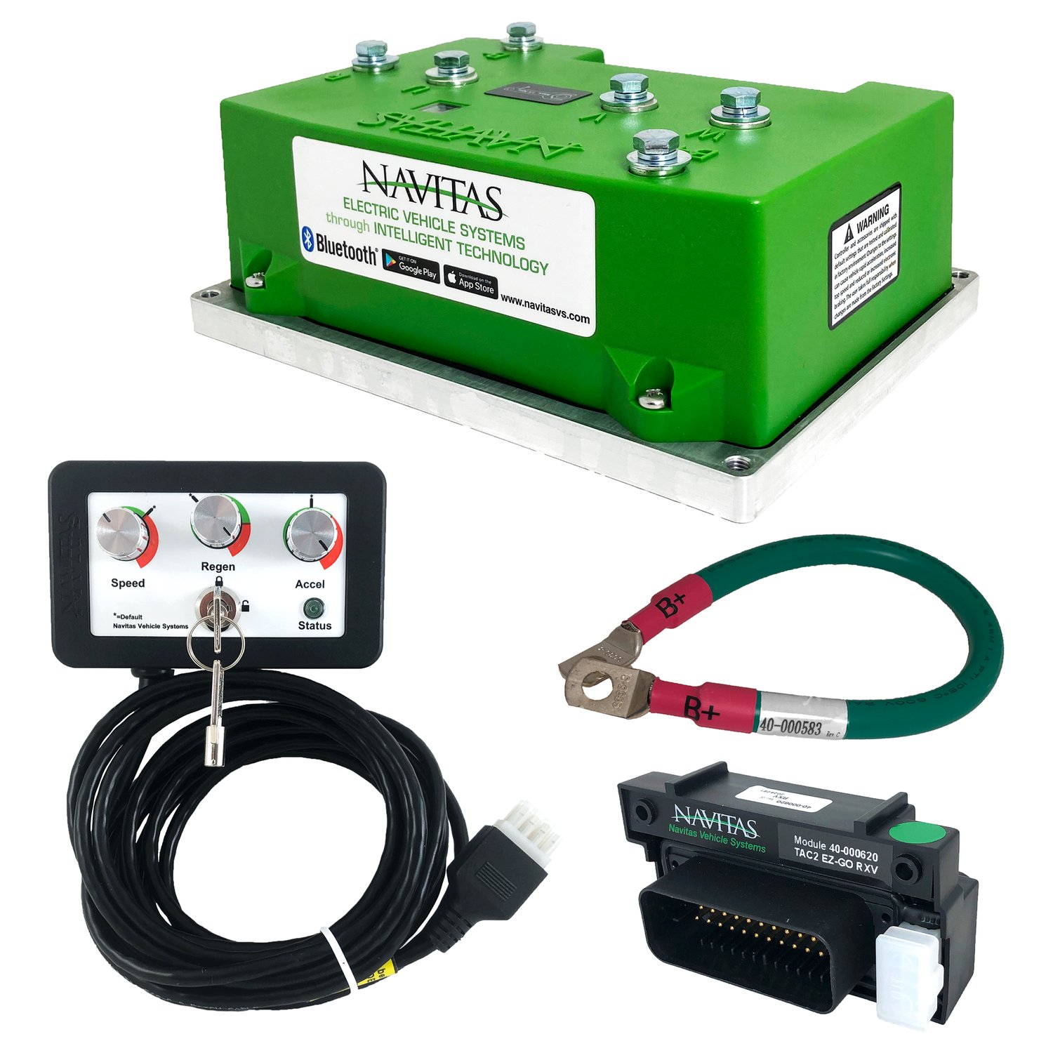31972 Navitas E-Z-GO RXV 600-Amp 48-Volt AC Upgrade Controller Kit With BlueTooth Item