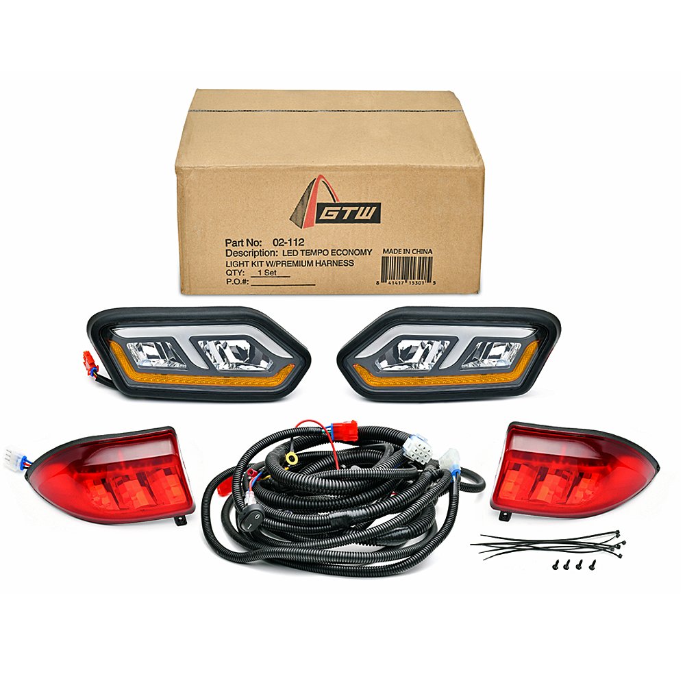 02-112 GTW® LED Head Light & Taillight Kit