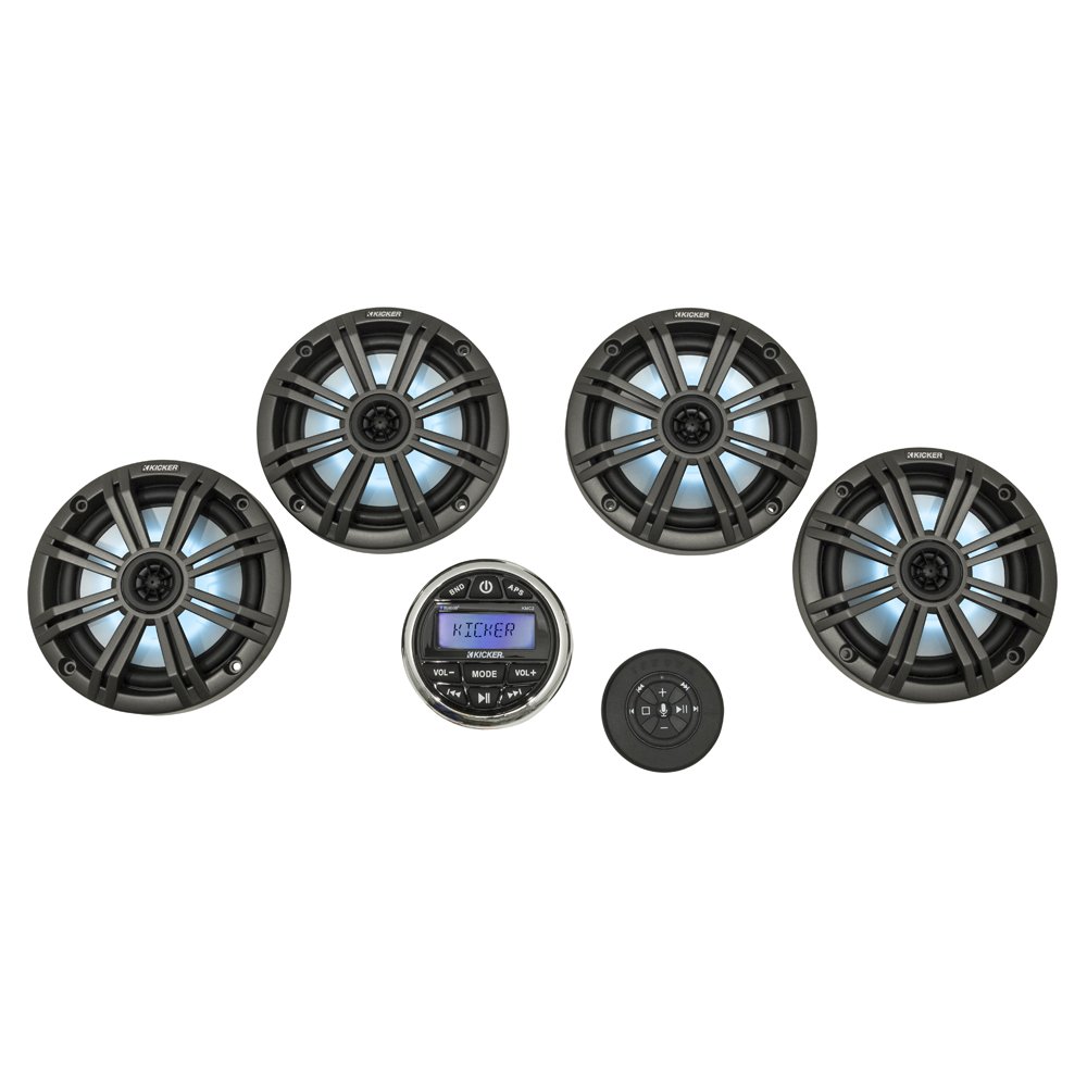 13-051 Kicker Weatherproof Gauge-Style Media Center