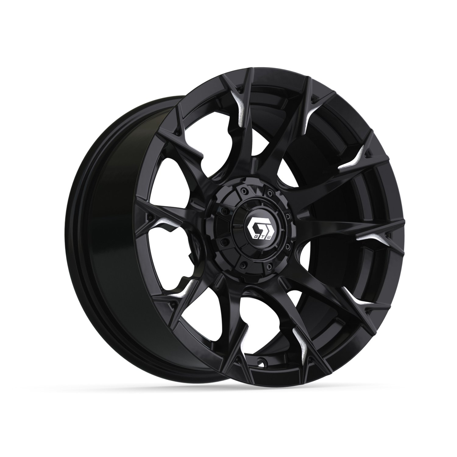 19-416 14" Diablo Gloss Black & Machined