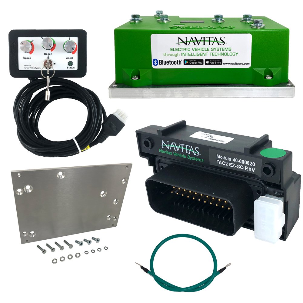 31972 Navitas E-Z-GO RXV 600-Amp 48-Volt AC Upgrade Controller Kit With BlueTooth Item