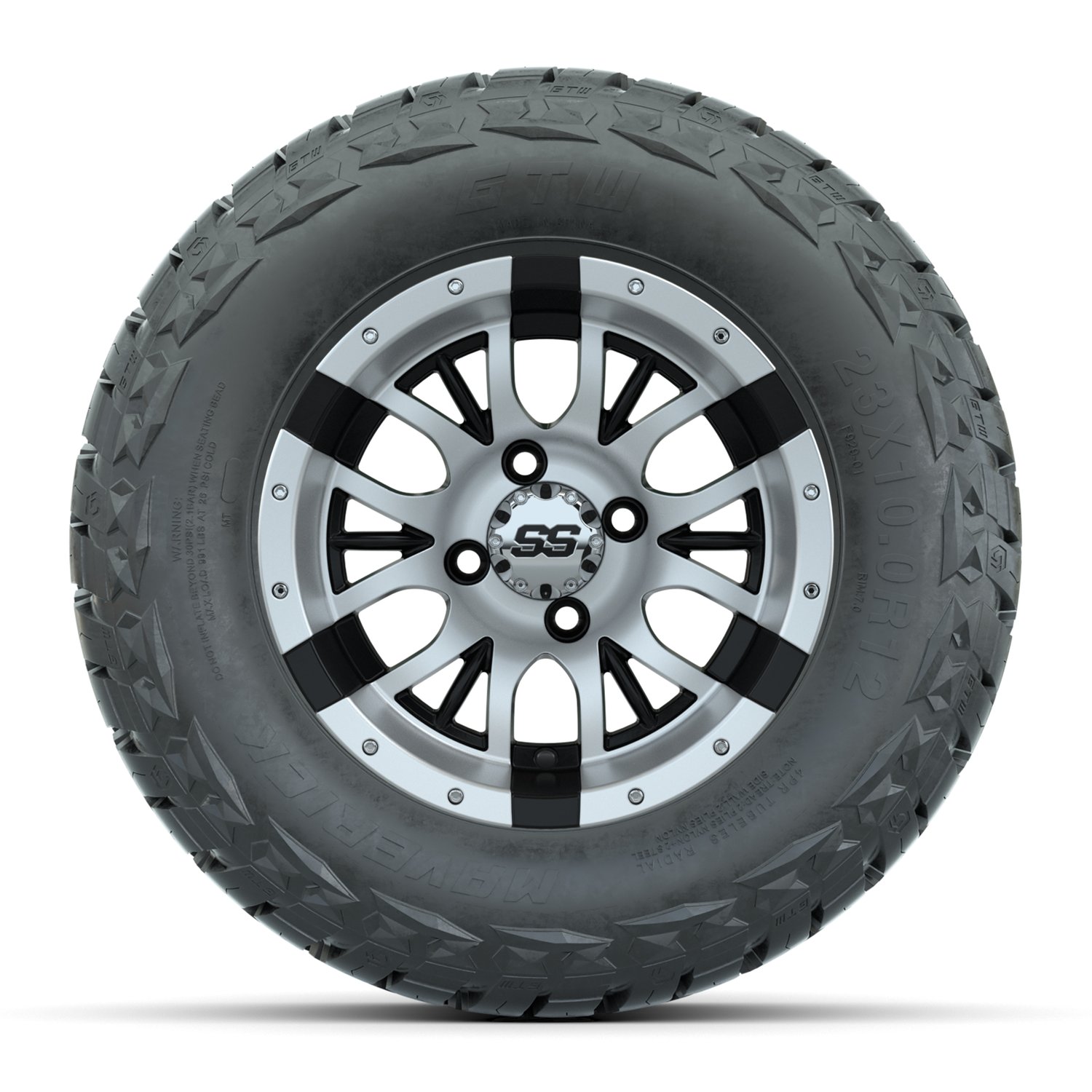 20-087 A19-1349 Diesel / Machined & Black / Maverick 23"