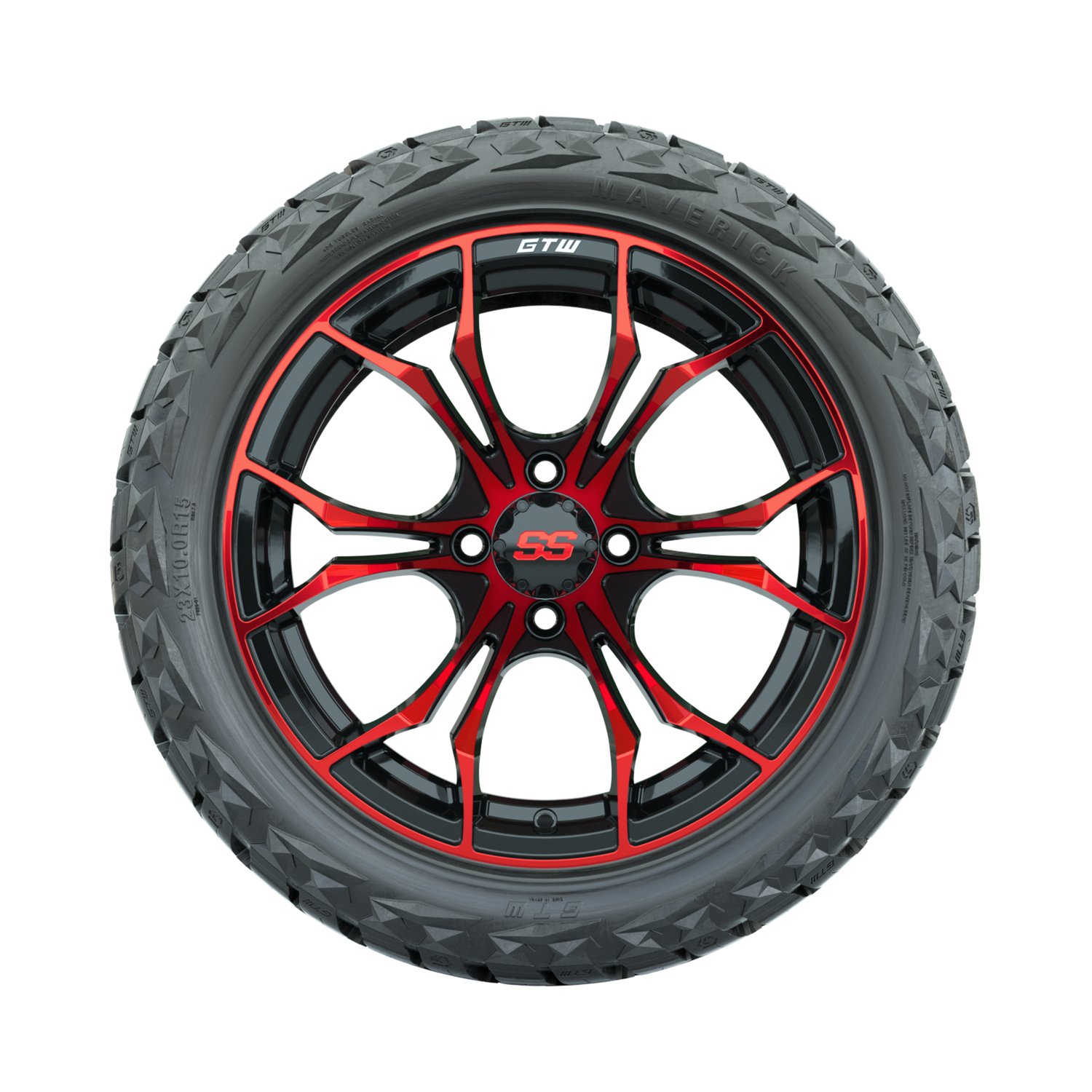 19-309 A19-1488 Spyder / Red and Black / Maverick