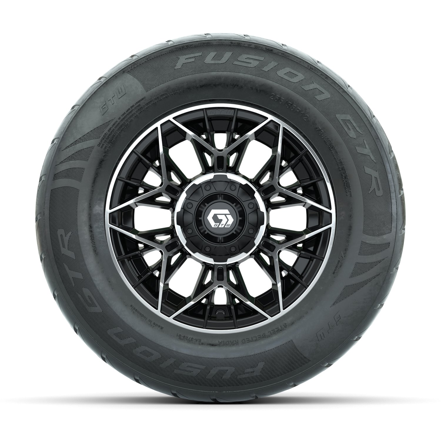 19-314 A19-1665 Stellar / Machined & Black / Fusion GTR
