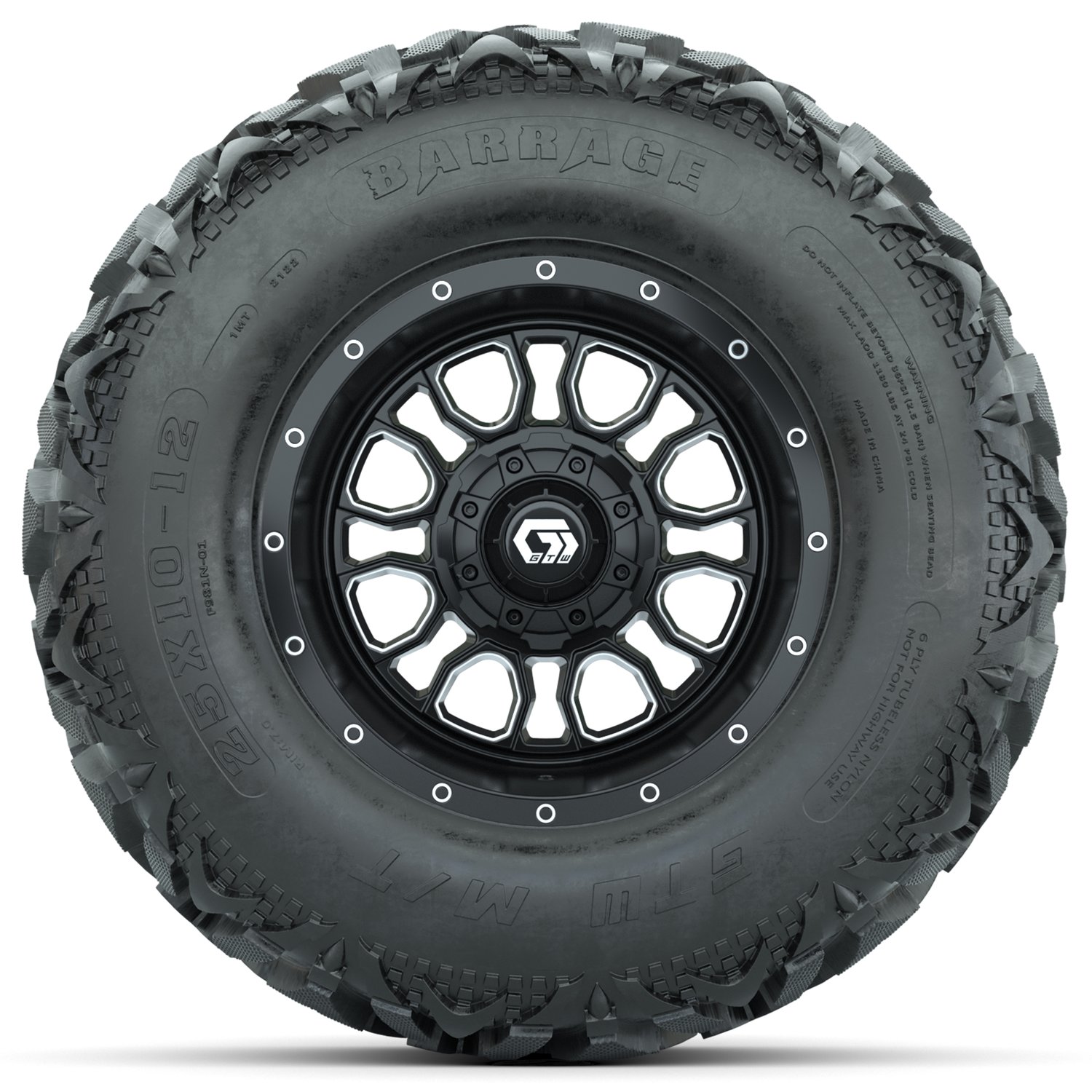 A19-1711 Volt / Machined & Black / Barrage