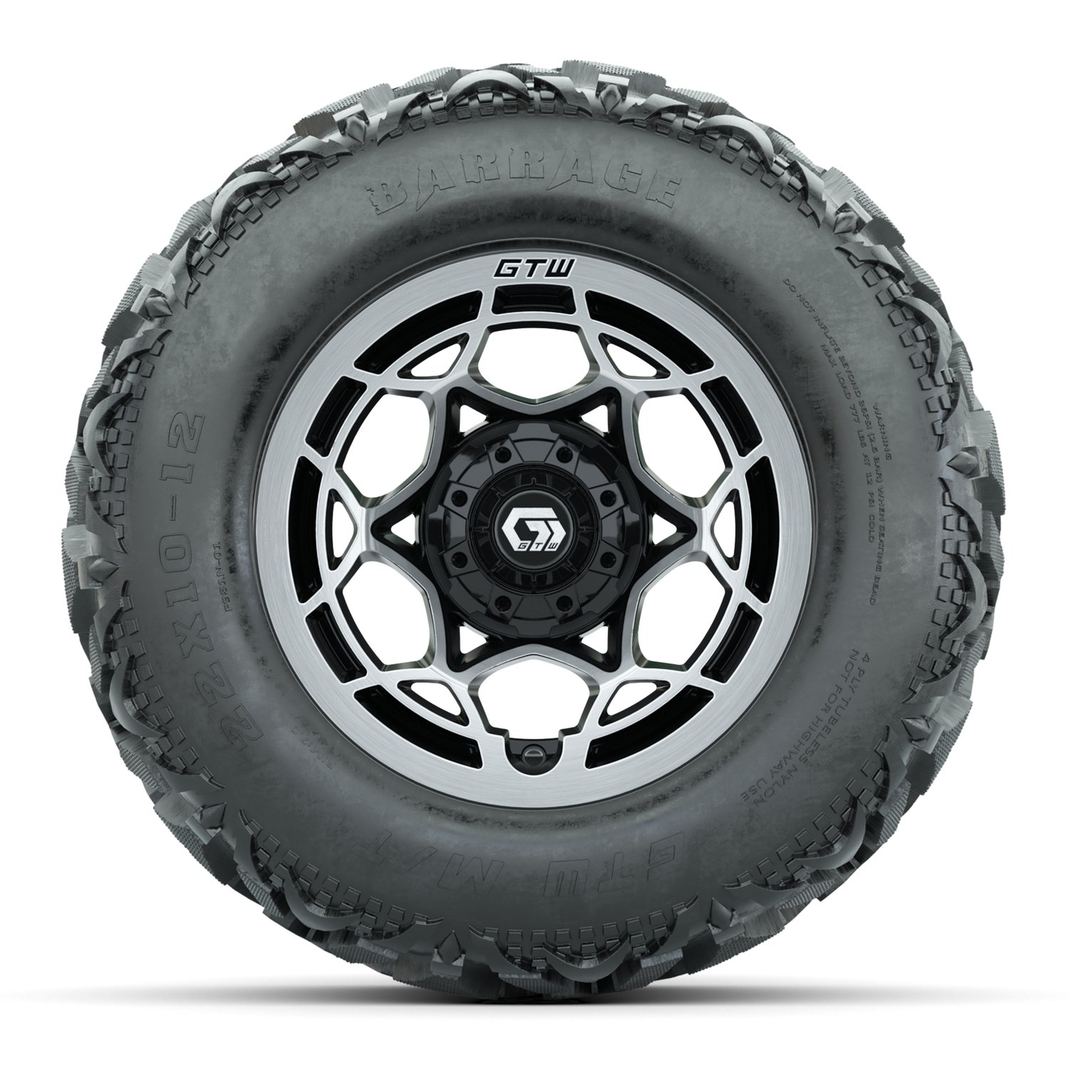 19-391 A19-1852 Nexus / Silver & Gloss Black / Barrage