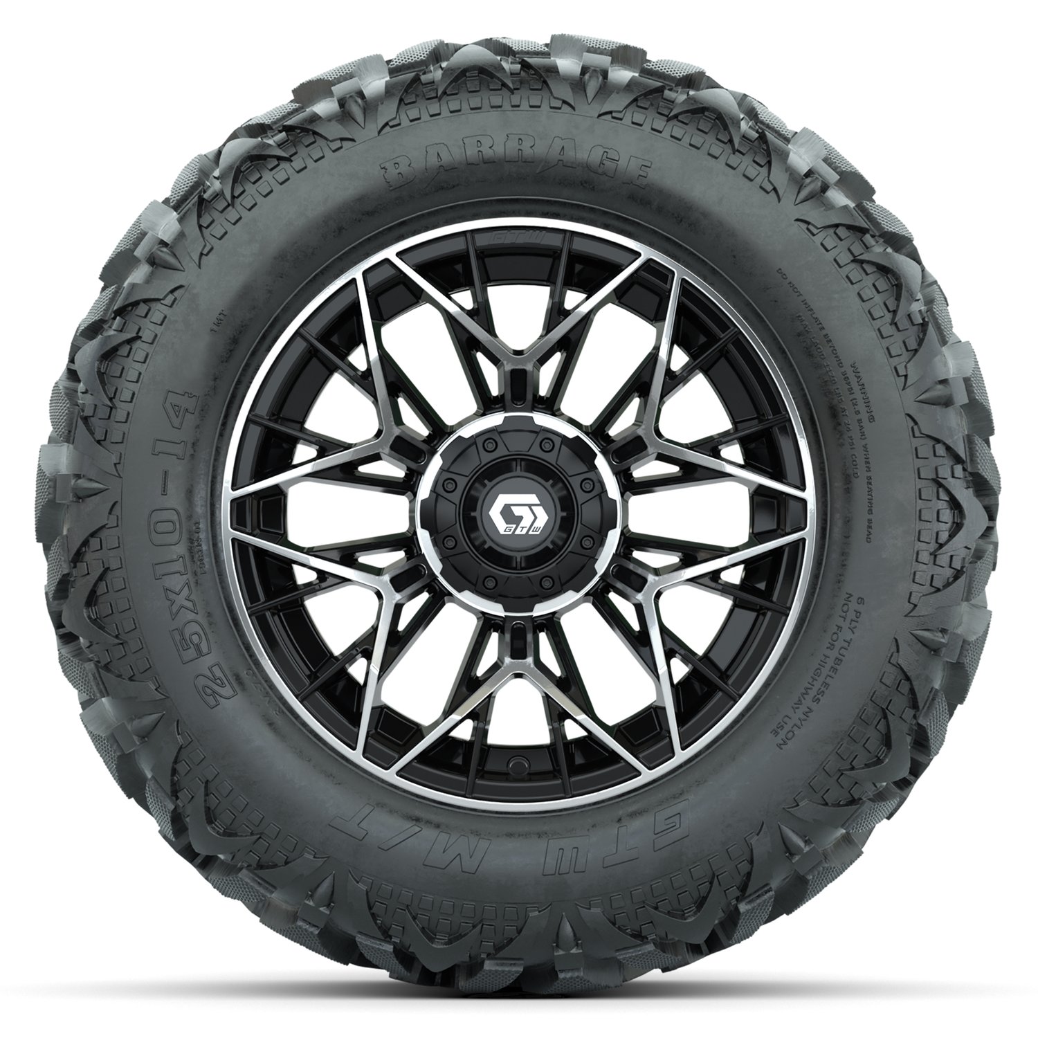 A19-2228 Stellar / Machined & Black / Barrage