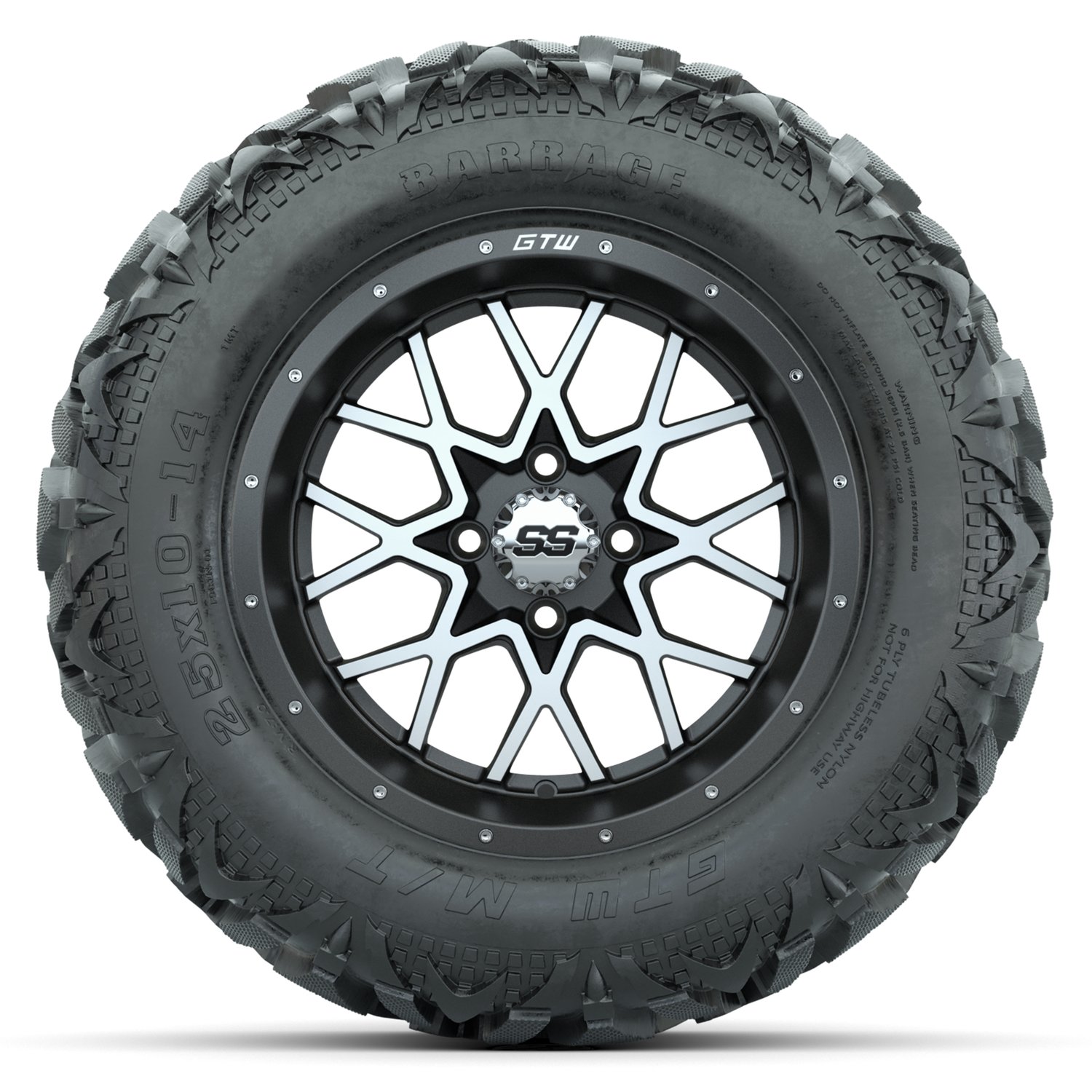 A19-2451 Vortex / Matte Gray & Machined / Barrage