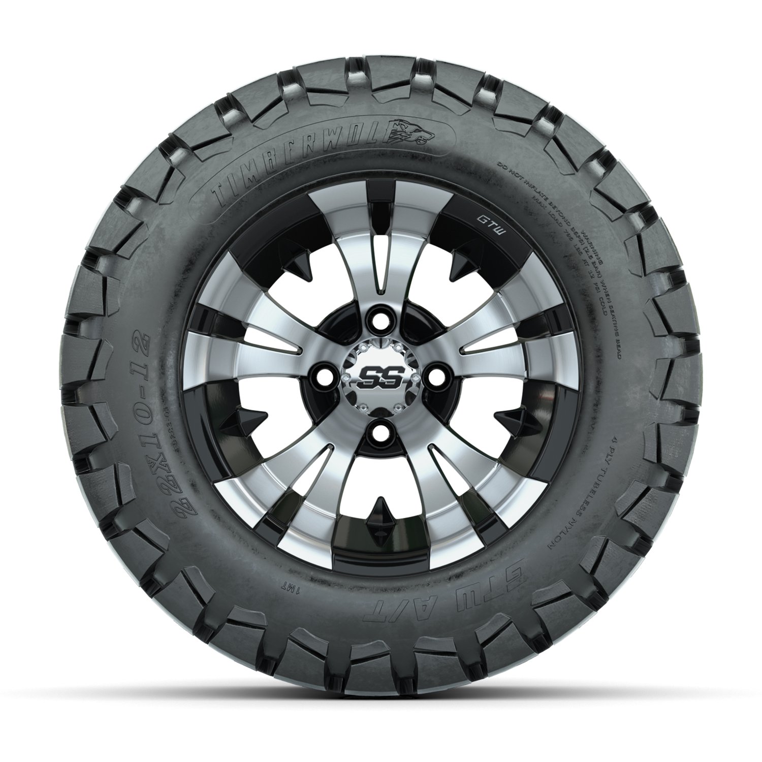A19-371 Vampire / Machined & Black / Timberwolf
