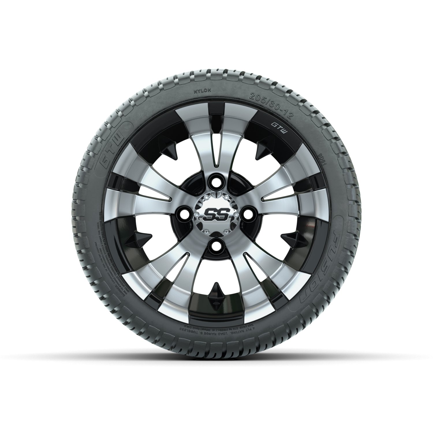 A19-374 Vampire / Machined & Black / Fusion